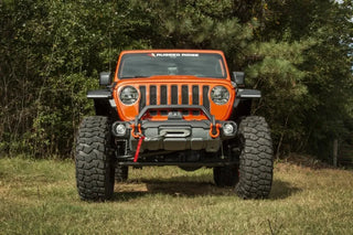 Rugged Ridge Venator Modular Front Bumper (FRONT) - Black: Fits Jeep Wrangler / Gladiator (07-26)