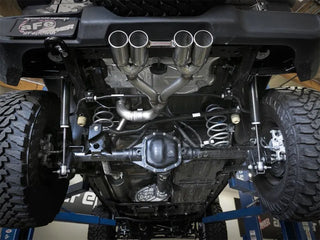 AFE Rebel Series Cat-Back Exhaust System (Polished Tips): Jeep Wrangler JL 3.6L V6 2018 - 2025