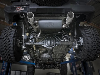 AFE Rebel Series Cat-Back Exhaust System (Polished Tips): Jeep Wrangler JL 3.6L V6 2018 - 2025