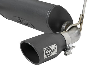 AFE Rebel Series Cat-Back Exhaust System (Black Tips): Jeep Wrangler JL 3.6L V6 2018 - 2025