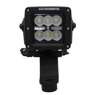Go Rhino Light Mount for 3in Cube LED: Fits Most Jeep Wrangler / Gladiator Models (2007-2026)