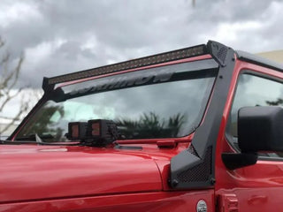 Go Rhino Windshield Light Bar Mount Bracket 50in (WINDSHIELD): Fits Jeep (07-26)