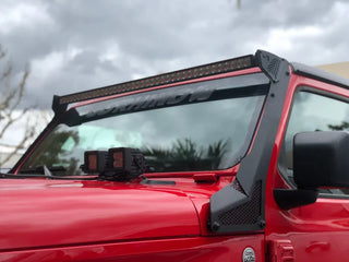 Go Rhino Windshield Light Bar Mount Bracket 50in (WINDSHIELD): Fits Jeep (07-26)
