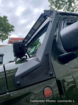 Go Rhino Windshield Light Bar Mount Bracket 50in (WINDSHIELD): Fits Jeep (07-26)