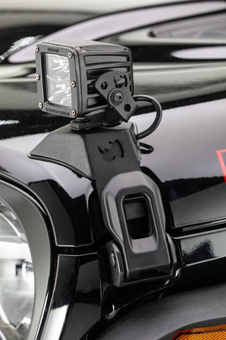 Go Rhino Light Mount 3in Cube: Fits Most Jeep Wrangler / Gladiator Models (2007-2026)