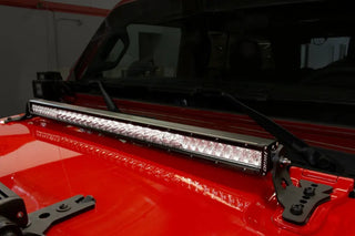 Go Rhino Light Mount 30in Single Row: Fits Most Jeep Wrangler / Gladiator Models (2007-2026)