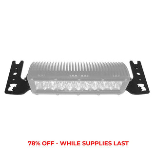 Go Rhino Light Mount 10in Double Row: Fits Most Jeep Wrangler / Gladiator Models (2007-2026)