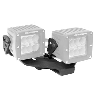 Go Rhino Light Mount for Two 3in Cube LEDs: Fits Most Jeep Wrangler / Gladiator Models (2007-2026)