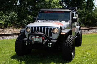Fishbone Offroad Elite Steel Front Fenders: Jeep Wrangler JL / Gladiator JT (18-26) - Black Textured