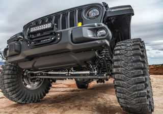 Superlift Dual Steering Stabilizer Kit: Fits Most Jeep Wrangler / Gladiator Models (2007-2026)