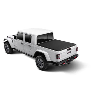 Rugged Ridge Armis Soft Folding Bed Cover: Jeep Gladiator (18-26) - Premium Matte Black