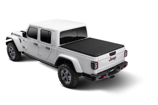 Rugged Ridge Armis Soft Folding Bed Cover: Jeep Gladiator (18-26) - Premium Matte Black