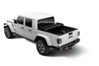 Rugged Ridge Armis Soft Folding Bed Cover: Jeep Gladiator (18-26) - Premium Matte Black