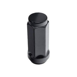 Rugged Ridge Acorn Style M14-1.5 Single Lug Nut - Black: Fits Jeep Wrangler / Gladiator (07-26)