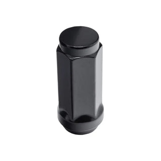 Rugged Ridge Acorn Style M14-1.5 Single Lug Nut - Black: Fits Jeep Wrangler / Gladiator (07-26)