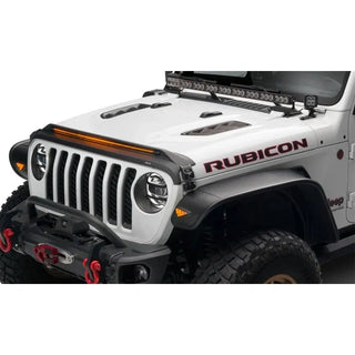 AVS Aeroskin LightShield Pro Hood Protector: Fits Jeep Gladiator / Wrangler (05-26) - Black