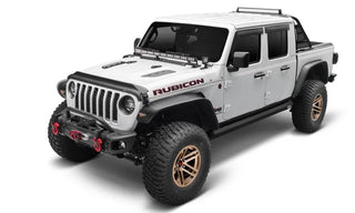AVS Aeroskin LightShield Pro Hood Protector: Fits Jeep Gladiator / Wrangler (05-26) - Black