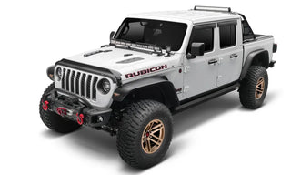 AVS Aeroskin LightShield Pro Hood Protector: Fits Jeep Gladiator / Wrangler (05-26) - Black