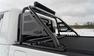 N-Fab ARC Sports Bar Textured Powder Coat: Jeep Gladiator (18-26) w/ Roll-N-Lock Bed Cover
