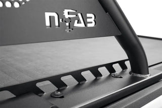 N-Fab ARC Sports Bar Textured Powder Coat: Jeep Gladiator (18-26) w/ Roll-N-Lock Bed Cover