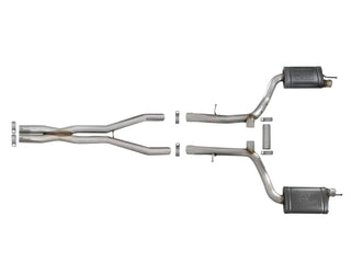 aFe MACH Force-Xp Cat-Back Exhaust (REAR): Dodge Challenger 5.7L (15-16)