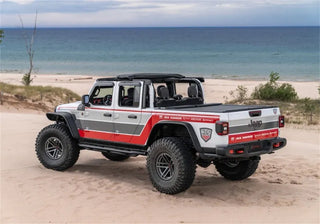 Rampage Trailview Fastback Frameless Soft Top w/ Tinted Windows: Jeep Gladiator (18-26)