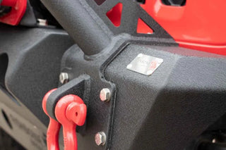 Fishbone Offroad Front Winch Bumper (FRONT): Jeep Wrangler / Gladiator (18-26) w/ Black Powdercoat