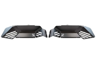 Fishbone Offroad Black Aluminum Inner Fenders (REAR): Jeep Wrangler / Gladiator (18-26)