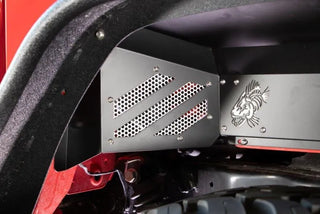 Fishbone Offroad Black Aluminum Inner Fenders (REAR): Jeep Wrangler / Gladiator (18-26)