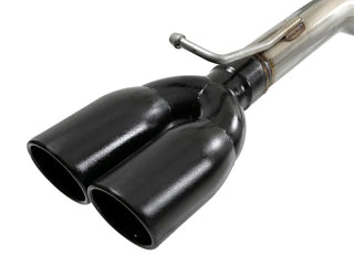aFe MACH Force-Xp Cat-Back Exhaust (REAR) w/ Quad Black Tips: Dodge Challenger 3.6L V6 (15-21)