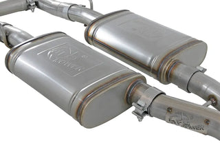 aFe MACH Force-Xp Cat-Back Exhaust (REAR) w/ Quad Black Tips: Dodge Challenger 3.6L V6 (15-21)