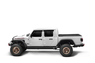 Rugged Ridge Armis Retractable Hard Tonneau Cover w/Max Track (BED): Jeep Gladiator (18-26) - Black