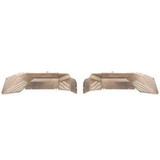 Fishbone Offroad Raw Aluminum Inner Fenders (REAR): Jeep Wrangler / Gladiator (18-26)