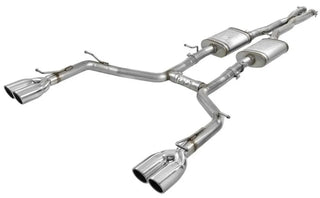 aFe MACH Force-Xp Cat-Back Exhaust (REAR) w/ Quad Polished Tips: Dodge Challenger 3.6L V6 (15-19)