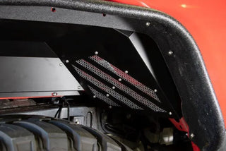Fishbone Offroad Raw Aluminum Inner Fenders (REAR): Jeep Wrangler / Gladiator (18-26)