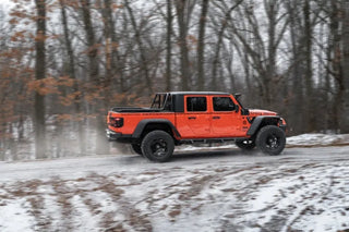Rugged Ridge Max Terrain Thermoplastic Fender Flares (F&R): Jeep Gladiator (18-26) - Textured Black