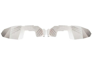 Fishbone Offroad Raw Aluminum Front Inner Fenders (F&R): Fits Jeep Wrangler / Gladiator (18-26)