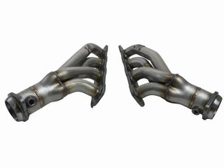 aFe Twisted Steel Shorty Headers (RAW): Dodge Challenger / Charger 6.2L Hellcat / 6.4L 392 / Chrysler 300 6.4L 392 (15-24)