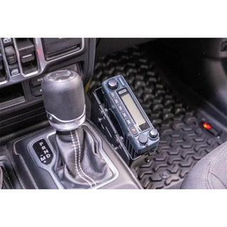 Rugged Ridge Race Radio Mount: Fits Most Jeep Wrangler / Gladiator Models (2018-2026)