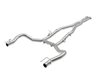 aFe MACH Force-Xp Cat-Back Exhaust w/ NO Muffler (F&R): Dodge Challenger 6.2L / 6.4L (15-23)