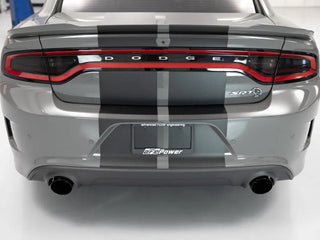 aFe MACH Force-Xp Exhaust Tip Set (REAR) w/ Black Finish: Dodge Charger 6.4L / 6.2L (15-23)