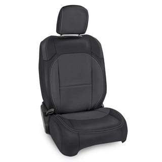 PRP Seats Front Seat Covers (PAIR) (FRONT): Jeep Wrangler JL / Gladiator JT (18-26) - Black/Grey