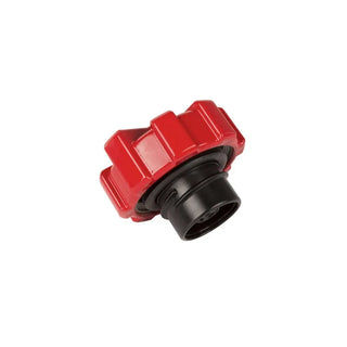 Rugged Ridge Elite Red Aluminum Fuel Cap: Fits Most Jeep Wrangler / Gladiator Models (1997-2026)