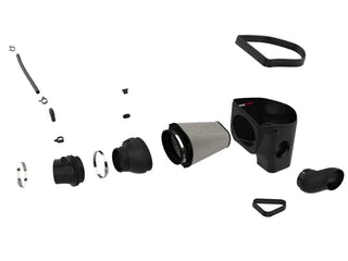 aFe Magnum FORCE Stage-2 Cold Air Intake (FRONT) w/ Pro DRY S: Dodge Challenger 6.2L Hellcat (19-23)