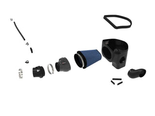aFe Track Series Carbon Fiber Cold Air Intake (w/Pro 5R Filter): Dodge Challenger 6.2L (18-23)