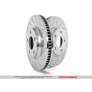 PowerStop Evolution D&S Zinc Plated Rear Rotors (REAR): Jeep Gladiator / Wrangler (18-26)