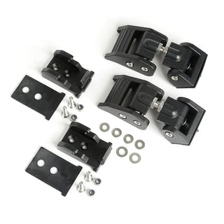 Rugged Ridge Black Aluminum Hood Catch: Fits Most Jeep Wrangler / Gladiator Models (2007-2026)