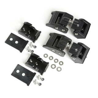 Rugged Ridge Black Aluminum Hood Catch: Fits Most Jeep Wrangler / Gladiator Models (2007-2026)