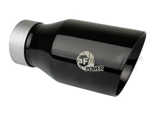 aFe Large Bore-HD DPF-Back Exhaust (Black Tip) (REAR): Jeep Wrangler 3.0L EcoDiesel (20-23)
