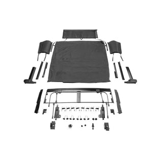 Rugged Ridge Voyager Fastback Soft Top - Black Diamond: Fits Most Jeep Gladiator Models (2018-2026)